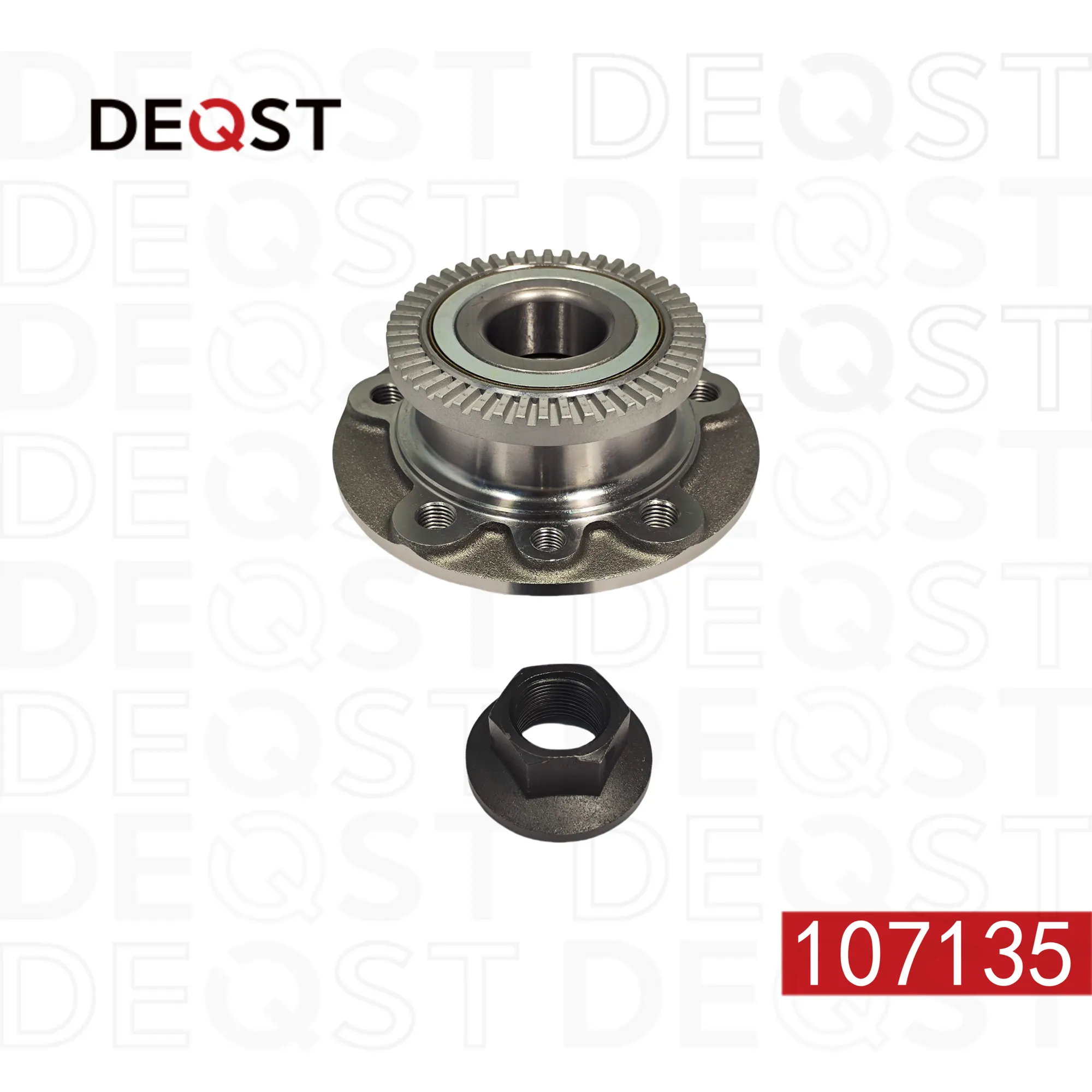 Ступица переднего колеса с подшипником, OPEL OMEGA A, OPEL OMEGA B -07.2003 DEQST 107135
