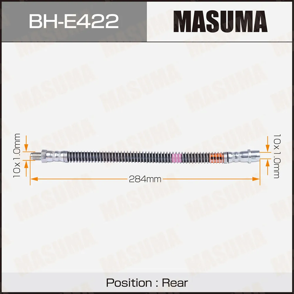 Шланг тормозной MASUMA BH-E422