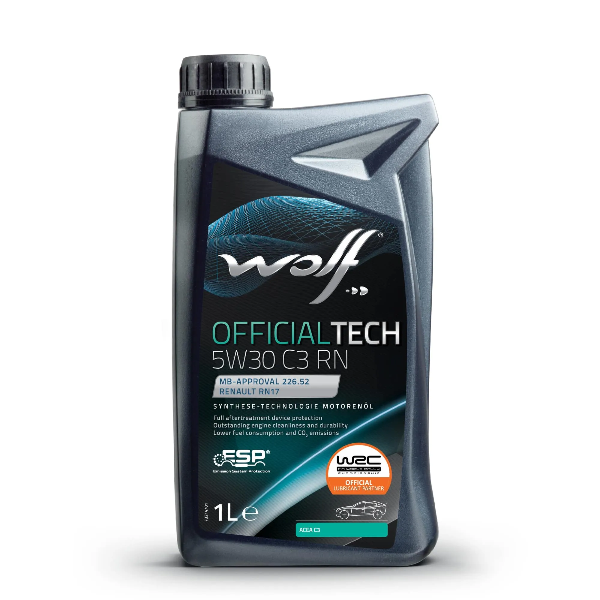Масло моторное OFFICIALTECH 5W30 C3 RN 1L Wolf Oil 1043875
