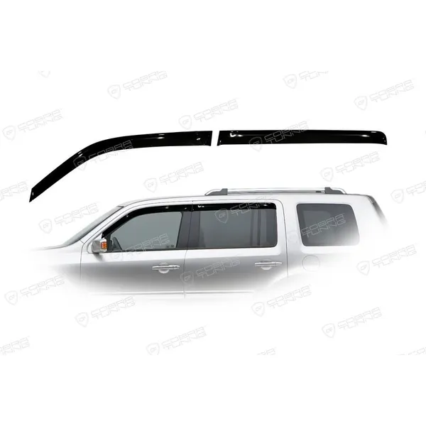 Дефлектора на окна Honda Pilot II 2008-2014  деф.окон Cobra Tuning H11508
