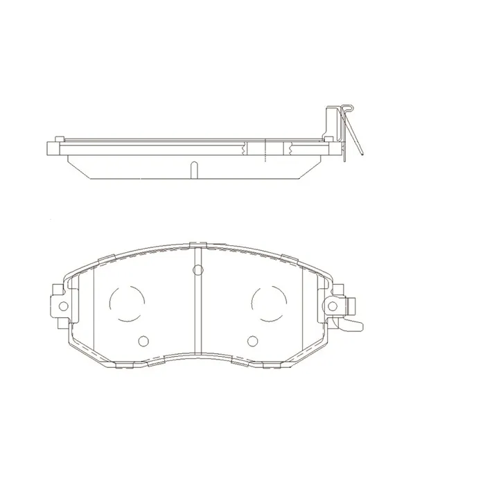 Колодки тормозные SUBARU Baja 2002 ~ 2006 / BRZ 2011 ~ 2021 / Exiga CTR GK1362