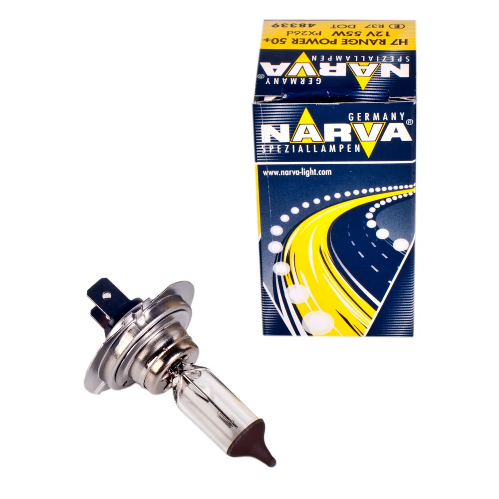 Лампа 12V H7 55W +50% NARVA Range Power 1 шт. картон 48339 RP