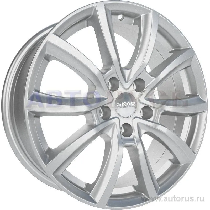 Диск литой R17 7J 5x114.3/67.1 ET50 СКАД Онтарио сильвер 1821402
