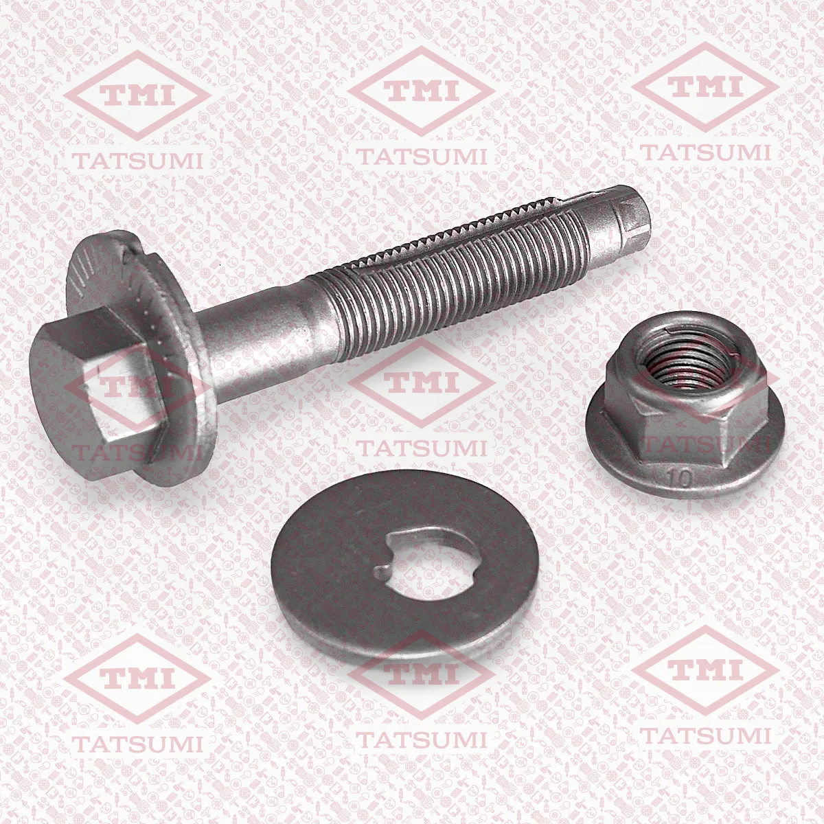 Болт-эксцентрик (комплект с гайкой, шайбой) RENAULT Duster/Kaptur 11-> TATSUMI TJA1038