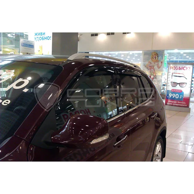Дефлектора на окна DongFeng Fengshan H30 Cross 2011/S30 2011 деф.окон Cobra Tuning D30111