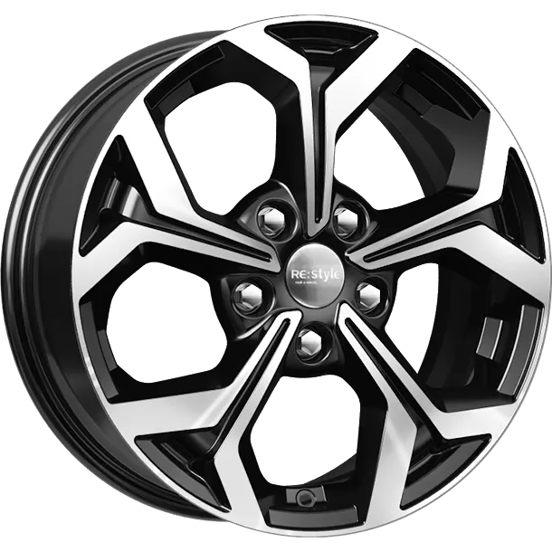 Диск литой R16 6.5J 5x112/57.1 ET46 КИК КС878 Алмаз черный 74909