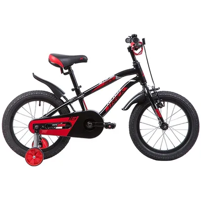 Велосипед 16 хардтейл Novatrack Prime AB (2019) количество скоростей 1 рама алюминий 10,5 черный