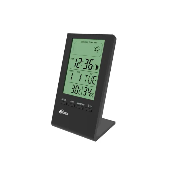 Метеостанция с термометром и гигрометром RITMIX CAT-040 BLACK Ritmix 80000564