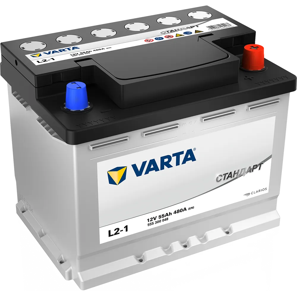Аккумулятор VARTA СТАНДАРТ 55 А/ч Обратная 242x175x190 EN480 А