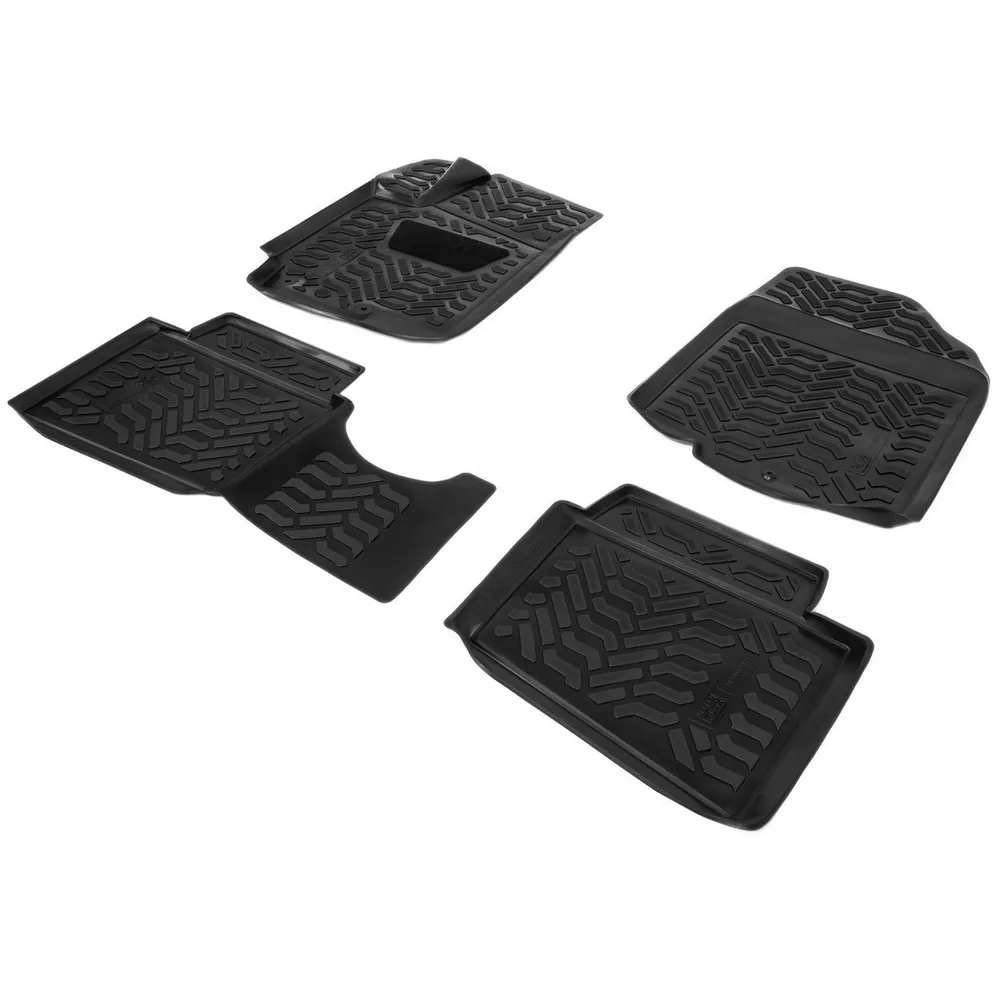 Коврики салона, AutoFlex, для Hyundai Solaris I седан, хэтчбек 2010-2017, 9230101, AutoFlex AutoFlex 9230101