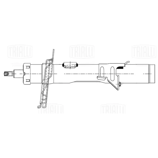 Амортизатор для а/м Ford Kuga (12-) после 10.14 г.в. (стойка) пер. прав. (AG 10396) TRIALLI AG 10396