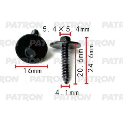 Винт металлический FORD применяемость: винт, 4.2Х22мм PATRON P371550