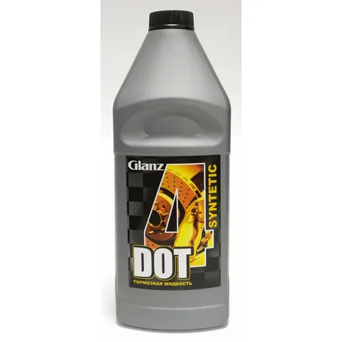 Жидкость тормозная GLANZ Synthetic DOT4 910 гр GL-202