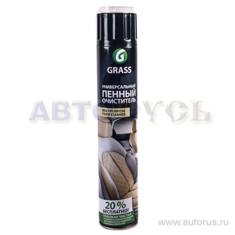 Очиститель салона пенный Multipurpose Foam Cleaner аэрозоль GRASS 750 мл