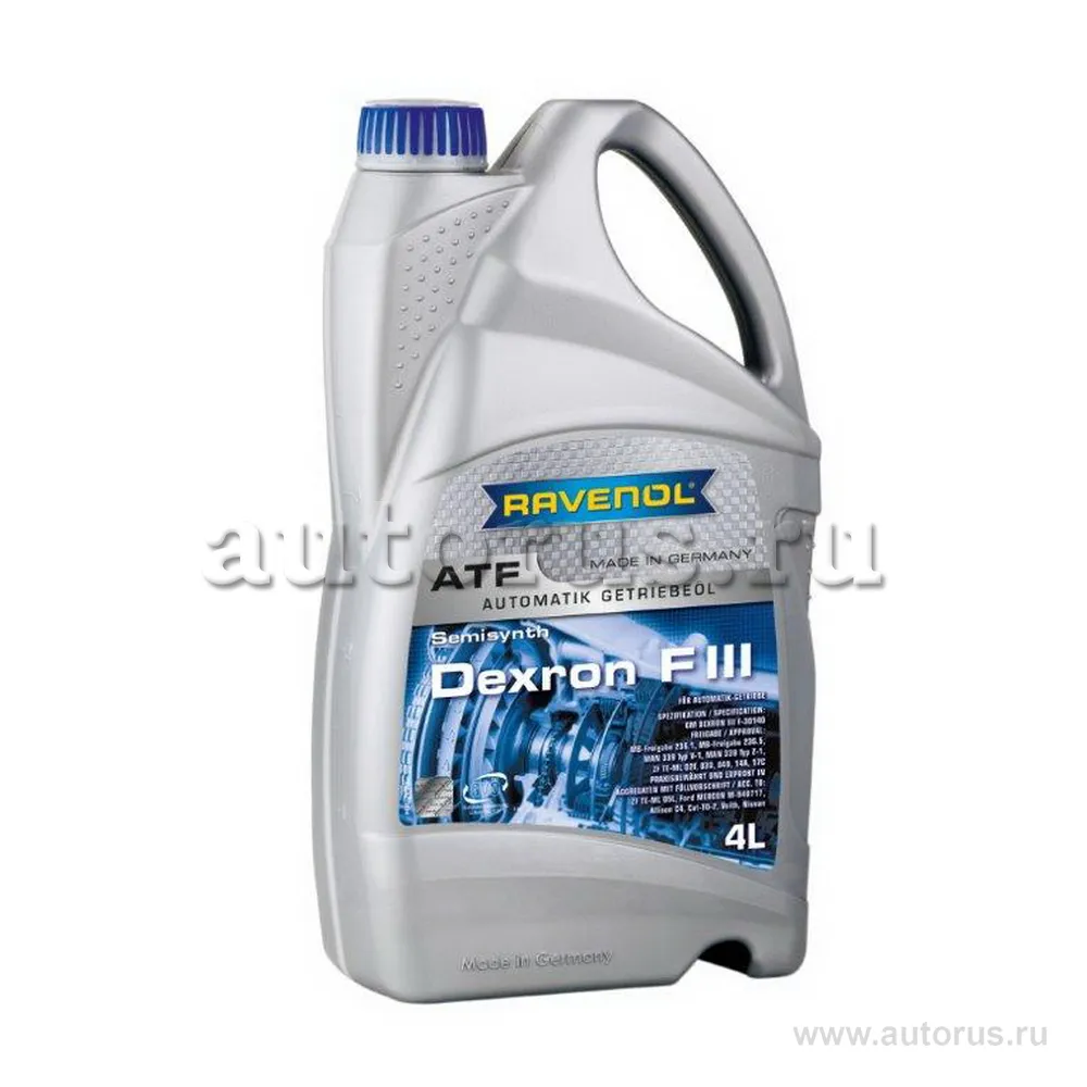 Трансмиссионное масло RAVENOL ATF Dexron F III ( 4л) new