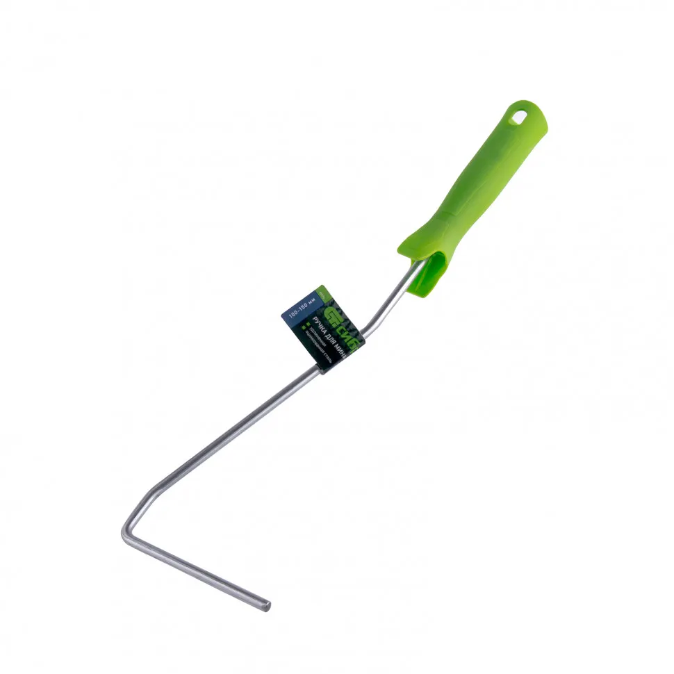 Ручка для мини-валиков, 100-150 мм, D ручки 6 мм, удлиненная, оцинкованная СИБРТЕХ 80576