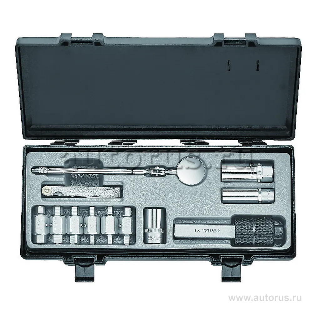 Набор ключей слива масла, фильтросъемник, щупы, зеркало, св.головки 12 пр. FORCE 5122