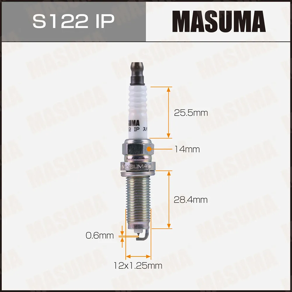 Свеча зажигания Honda Civic/CR-V 1.0-2.0i 15 MASUMA S122IP