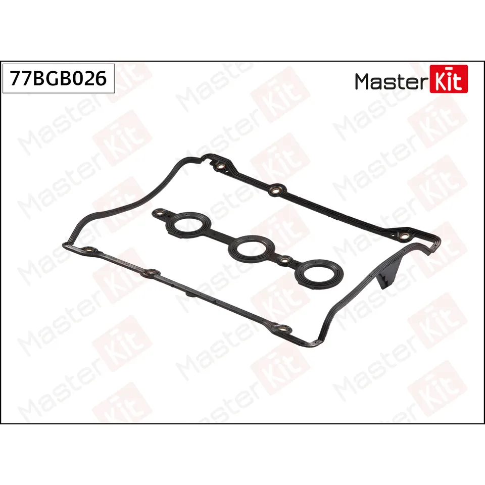 Прокладка клапанной крышки AUDI ACK, AGA, AGB, AGE, AHA, AJG, AJK, ALF MASTERKIT 77BGB026