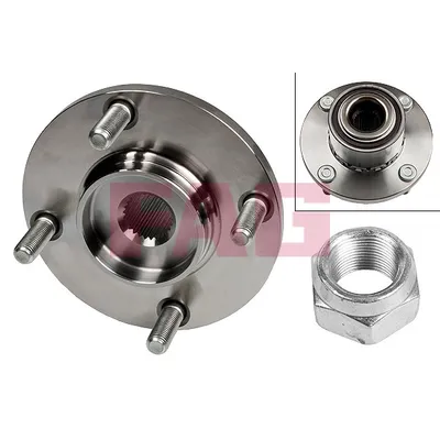 Ступица передняя в сборе L=R MITSUBISHI COLT FAG 713 6197 70