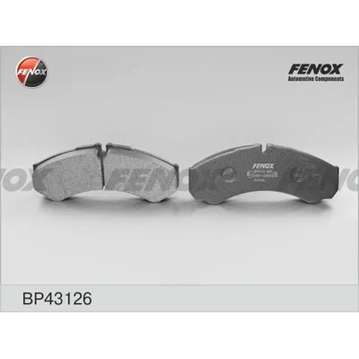 Колодки тормозные задние/передние FENOX BP43126