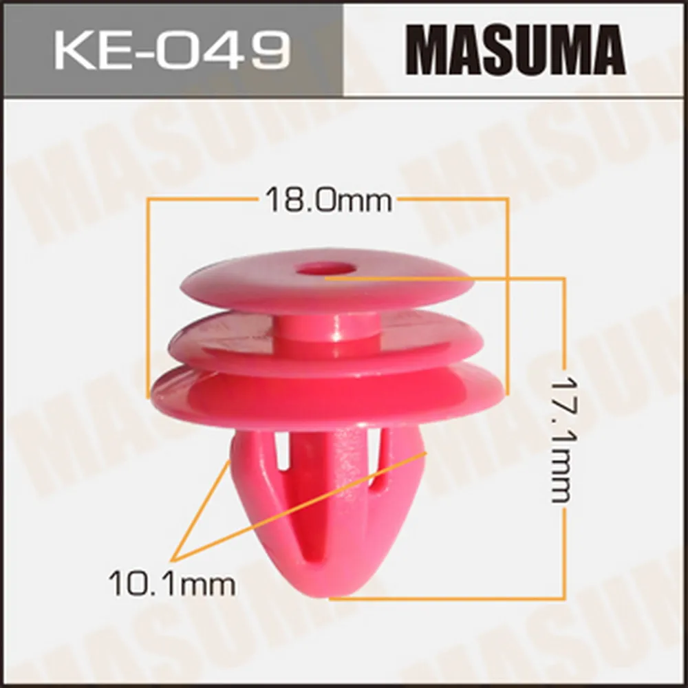 Клипса универс. 049-KE [уп.50] MASUMA KE-049
