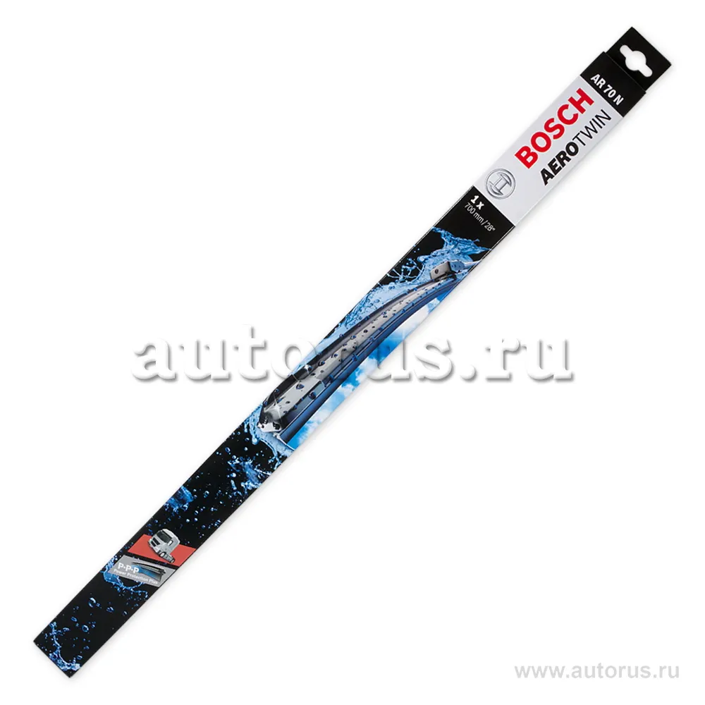Щетка стеклоочистителя 700 мм бескаркасная 1 шт BOSCH AeroTwin 3 397 008 845