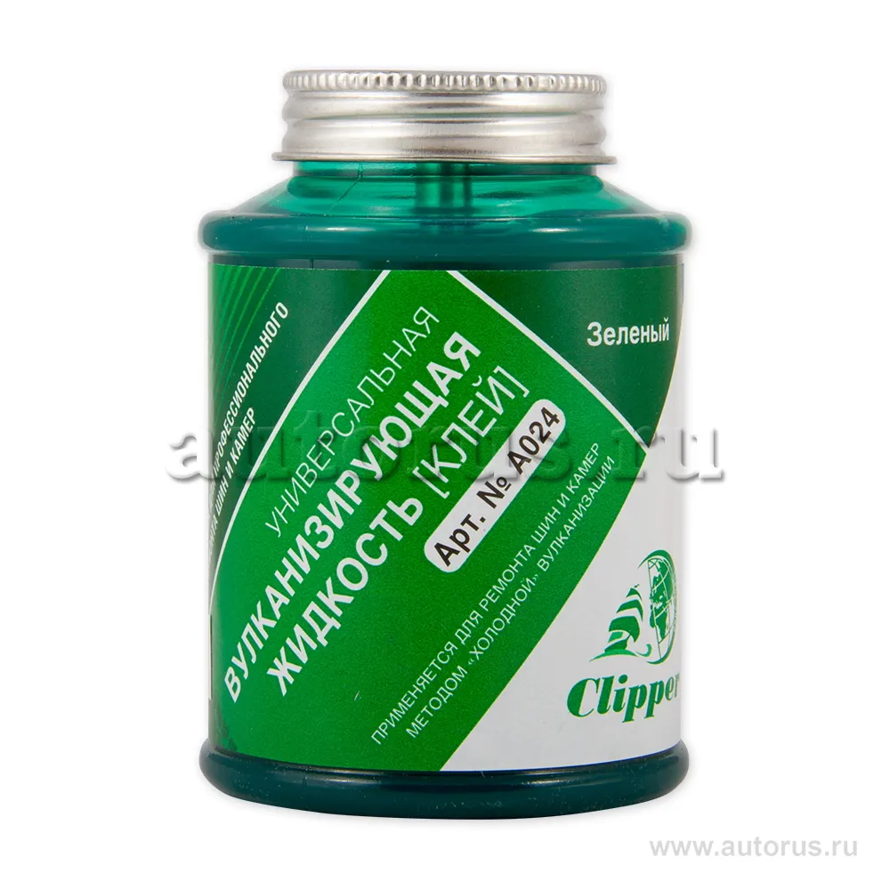 Клей шиномонтажный, зеленый 240 мл CLIPPER A024