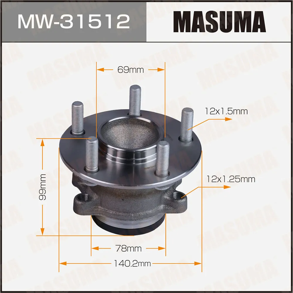 Ступичный узел MASUMA MW-31512