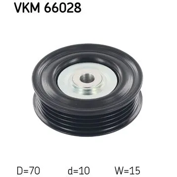 Ролик натяжной ремня кондиционера SKF VKM 66028
