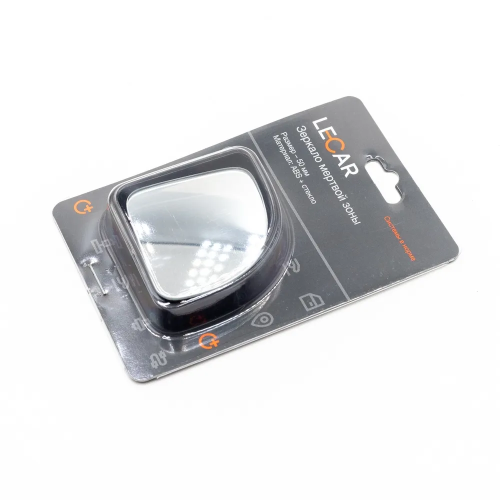 Зеркало мертвой зоны, квадратное, 50 мм. LECAR LECAR000023606