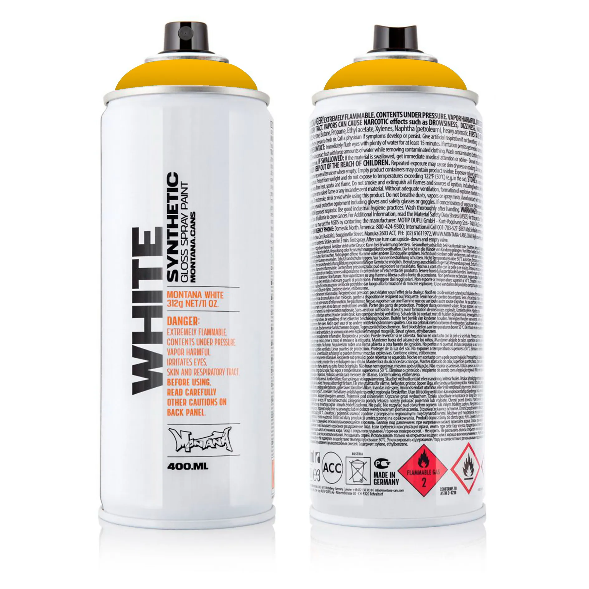 Краска WHITE подсолнух MONTANA CANS 1310 WHT