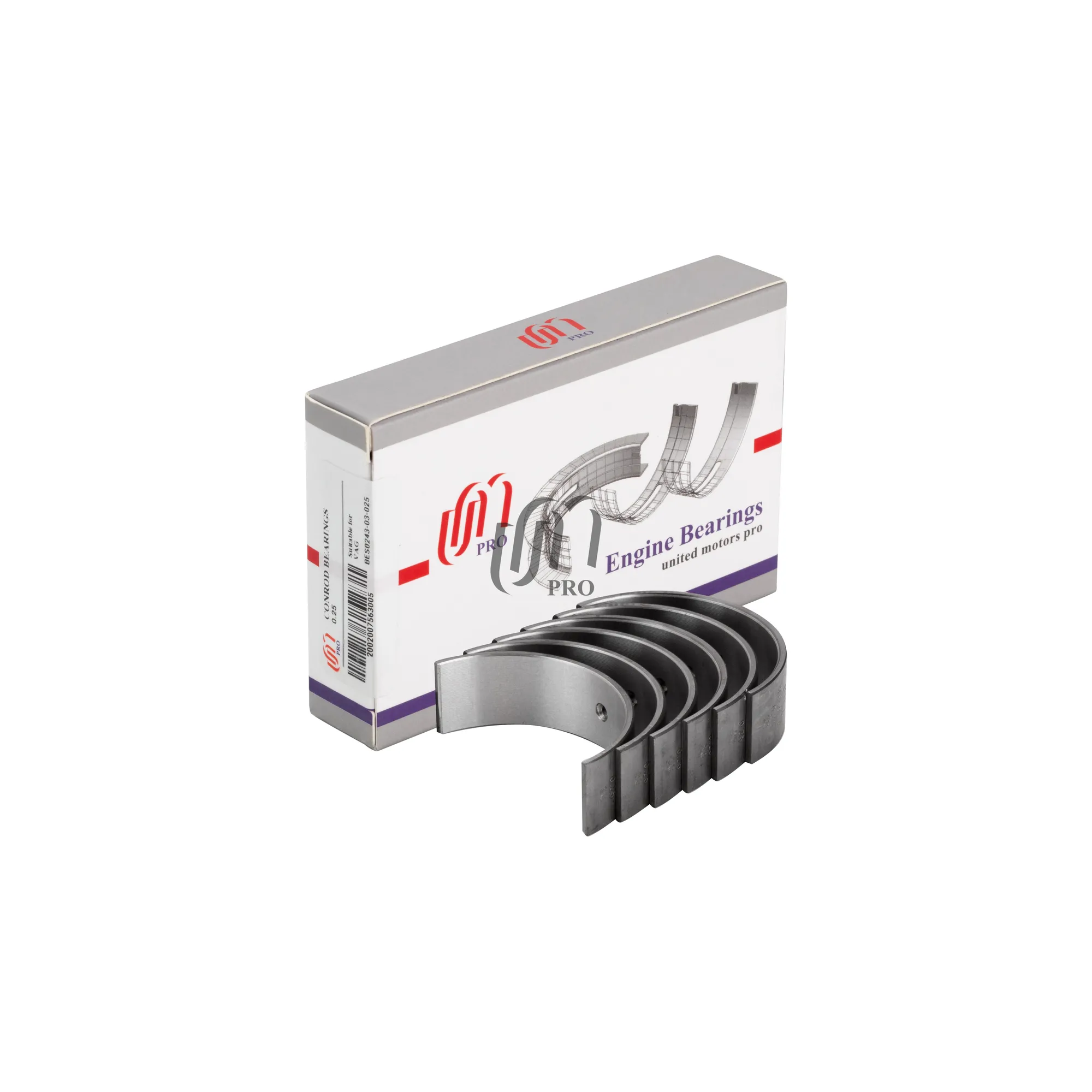 Вкладыши шатунные VAG AZQ, AWY, BZG 1.2L на 3 цил. UM UNITED MOTORS UMPRO BES024303025