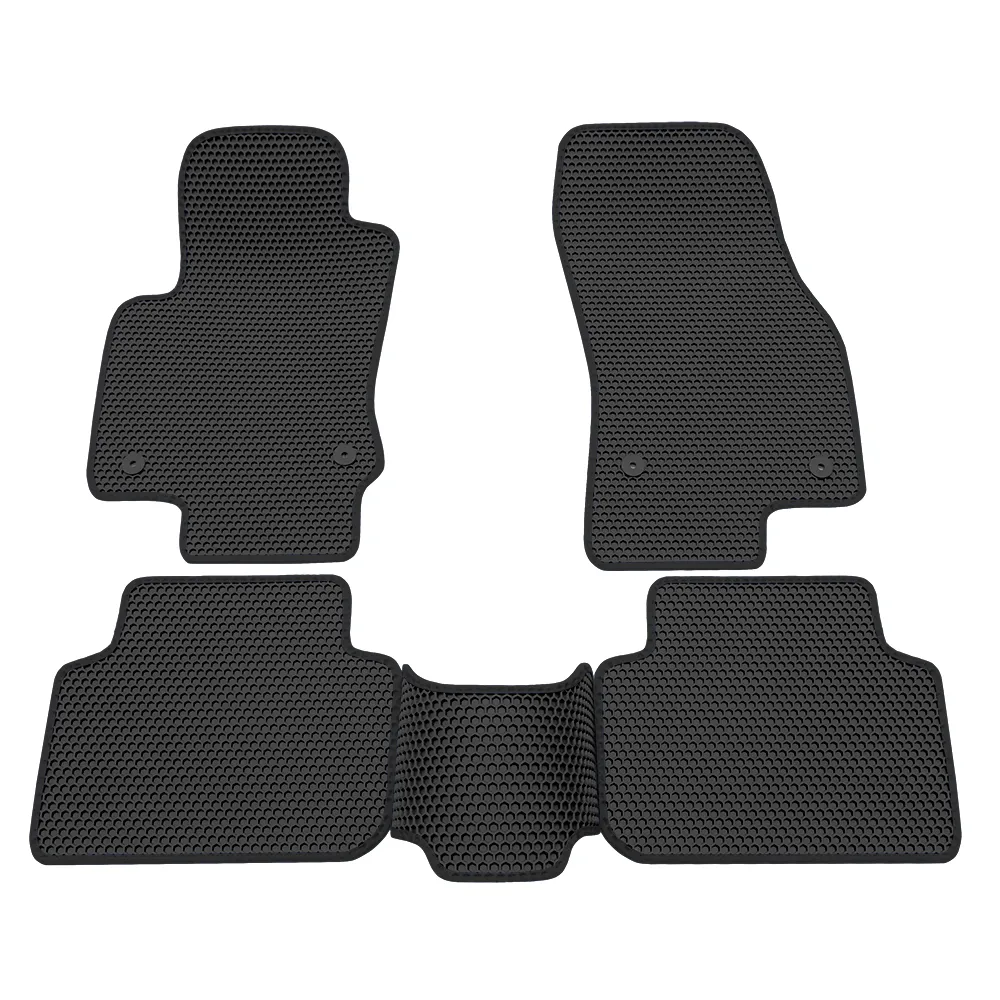 Коврики в салон EVA Соты VW Tiguan (17-Н.В.) Черный кант Rezkon 9135025201