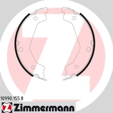 Колодки стояночного тормоза ZIMMERMANN 10990.155.8