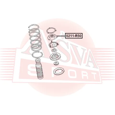 Опора амортизатора ASVA 0211-R50