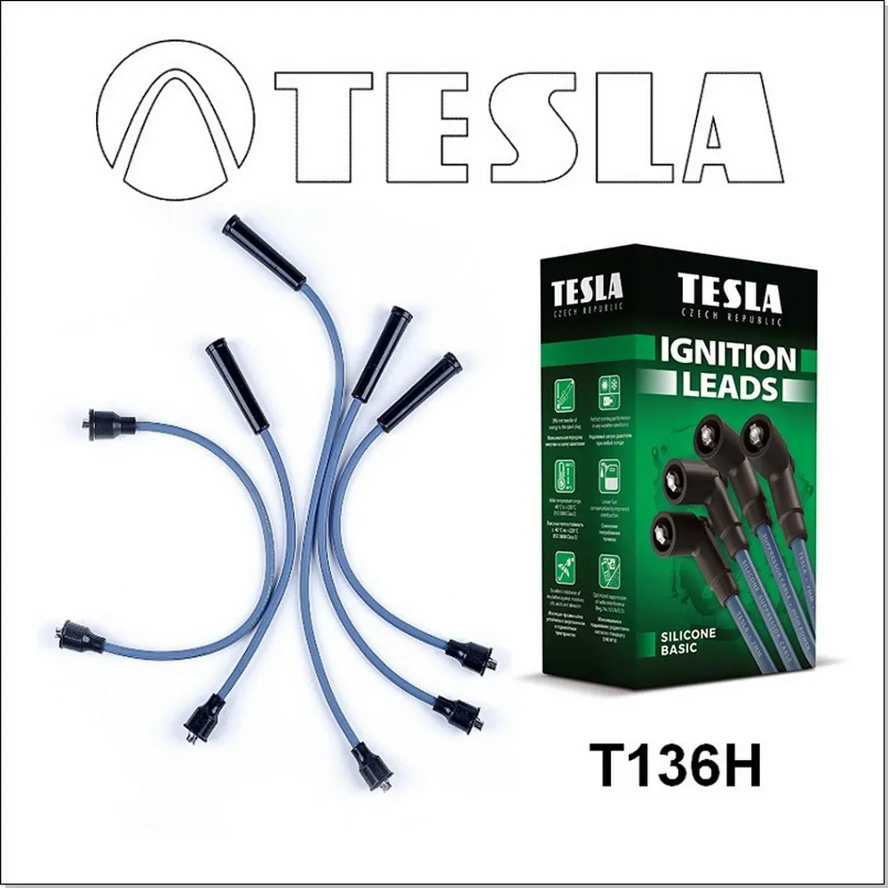 Провода в/в М 2141 70% силиконовые TESLA T136H