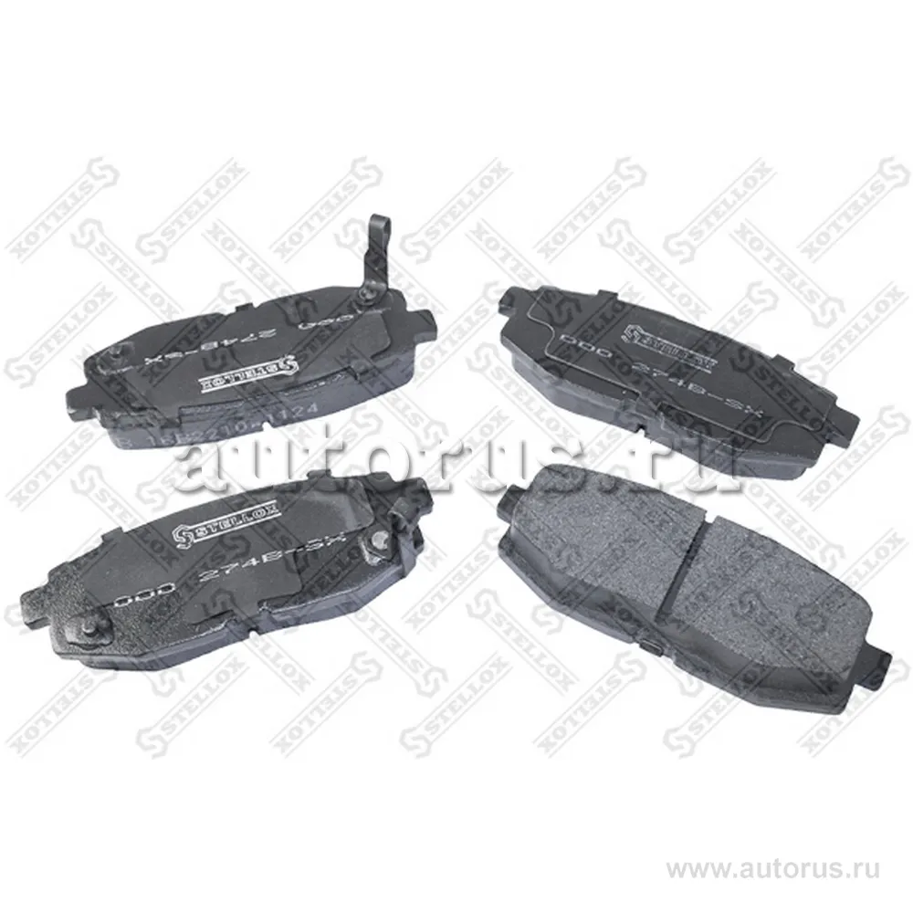 Колодки дисковые з. с антискр. пл. Subaru Legacy 2.5 GT 09>/ Tribe STELLOX 000 274B-SX