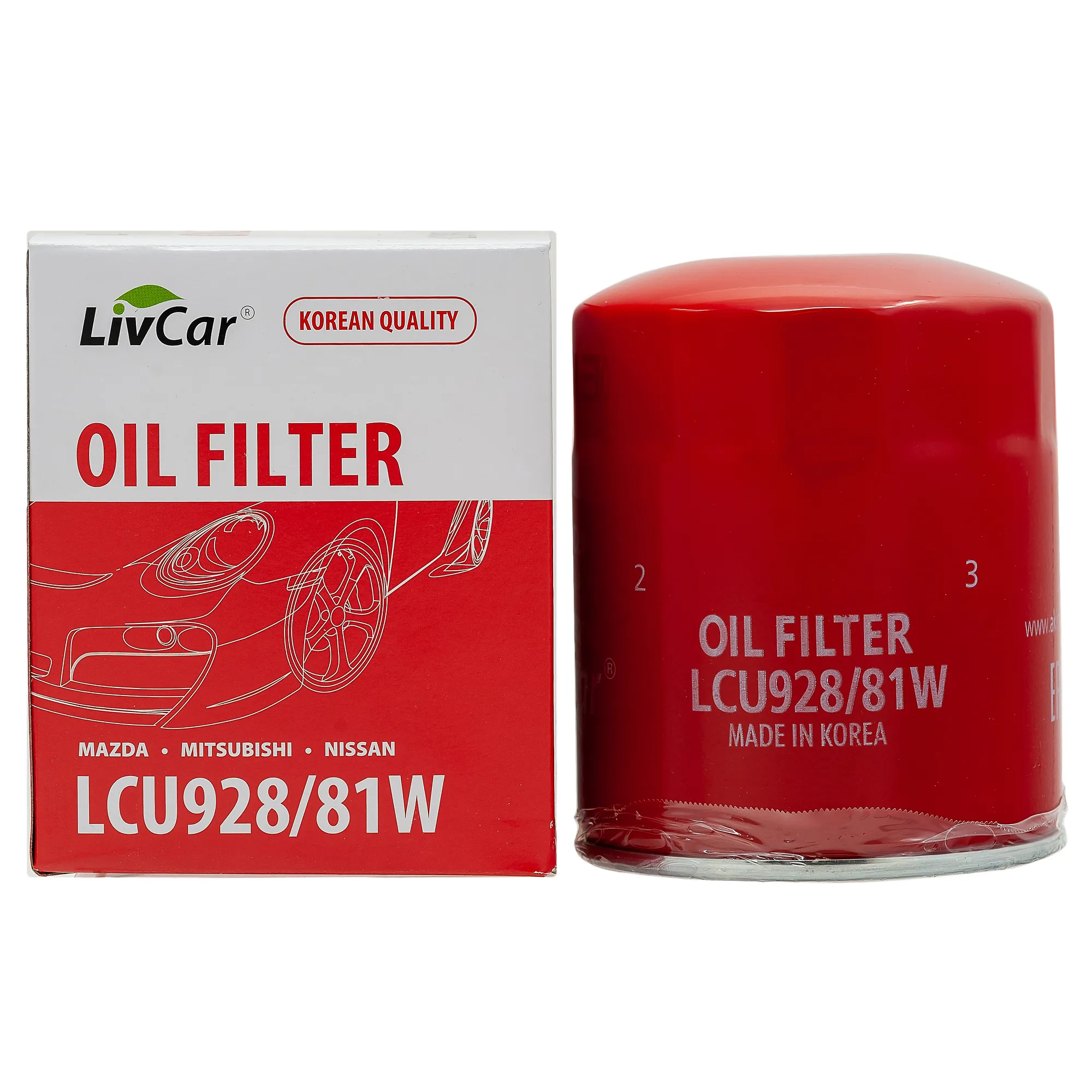 Фильтр масляный LivCar (VIC C-306) MITSUBISHI LIVCAR LCU928/81W