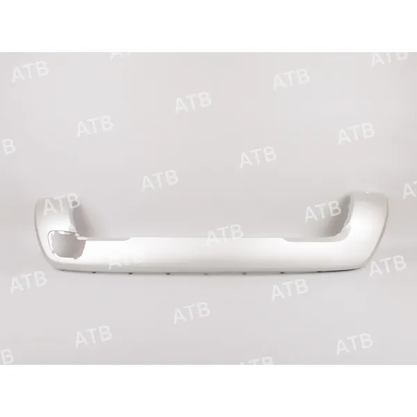 Накладка Renault Duster 2 2020-2022 бампера заднего с отв. под крюк (серебро) ATB 1ARD20N8R