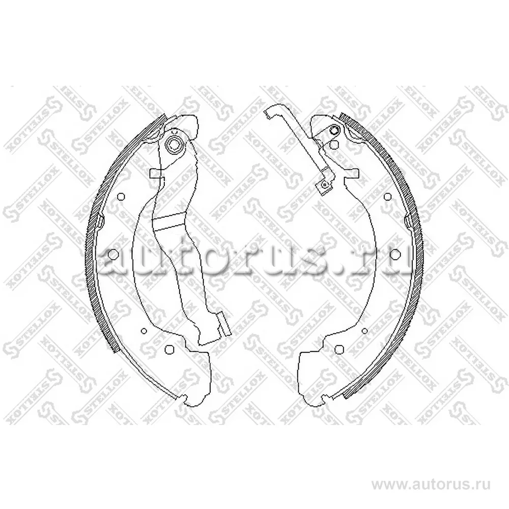 Колодки барабанные VW T4 1.8-2.5TDi STELLOX 413 100-SX