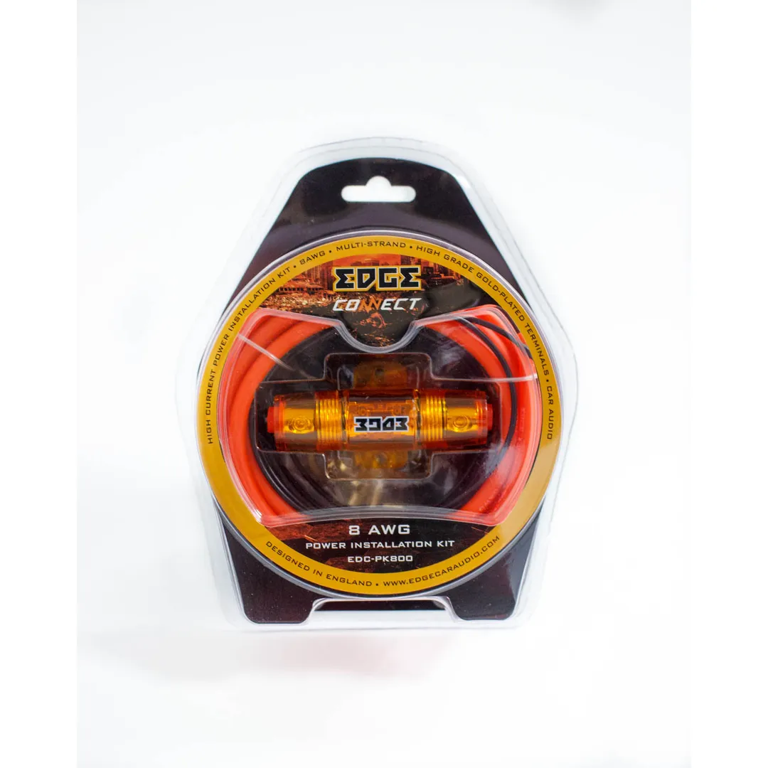 Набор проводов EDGE edc-pk800 силовой 8ga для установки автомобильных усилителей EDGE EDC-PK800