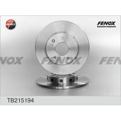Диск тормозной передний MERCEDES C- CLASS (W 202) 93-00 284X12X5; FENOX TB215194