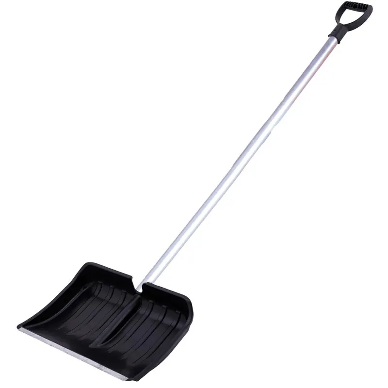 Лопата снеговая РусТрейд Зима№5 с оц.планкой д.30 алюм черен и v-обр ручкой 1634836