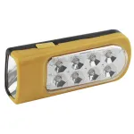 Фонарь Трофи 2 в1 8LED +1LED, пластик, 3xAA, полиб (25/300/2400) ТРОФИ Б0025681