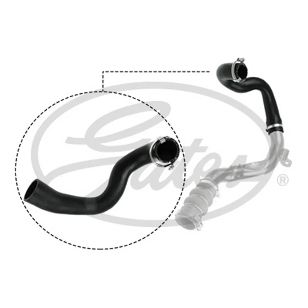 Патрубок интеркулера FORD Connect 02-> mot.1,8TDCI GATES 09-0628