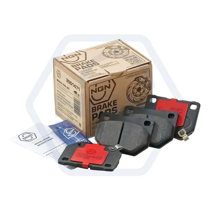 Колодки тормозные керамические, задние SUBARU Impreza(GC/GD) 95> NGN 3501471