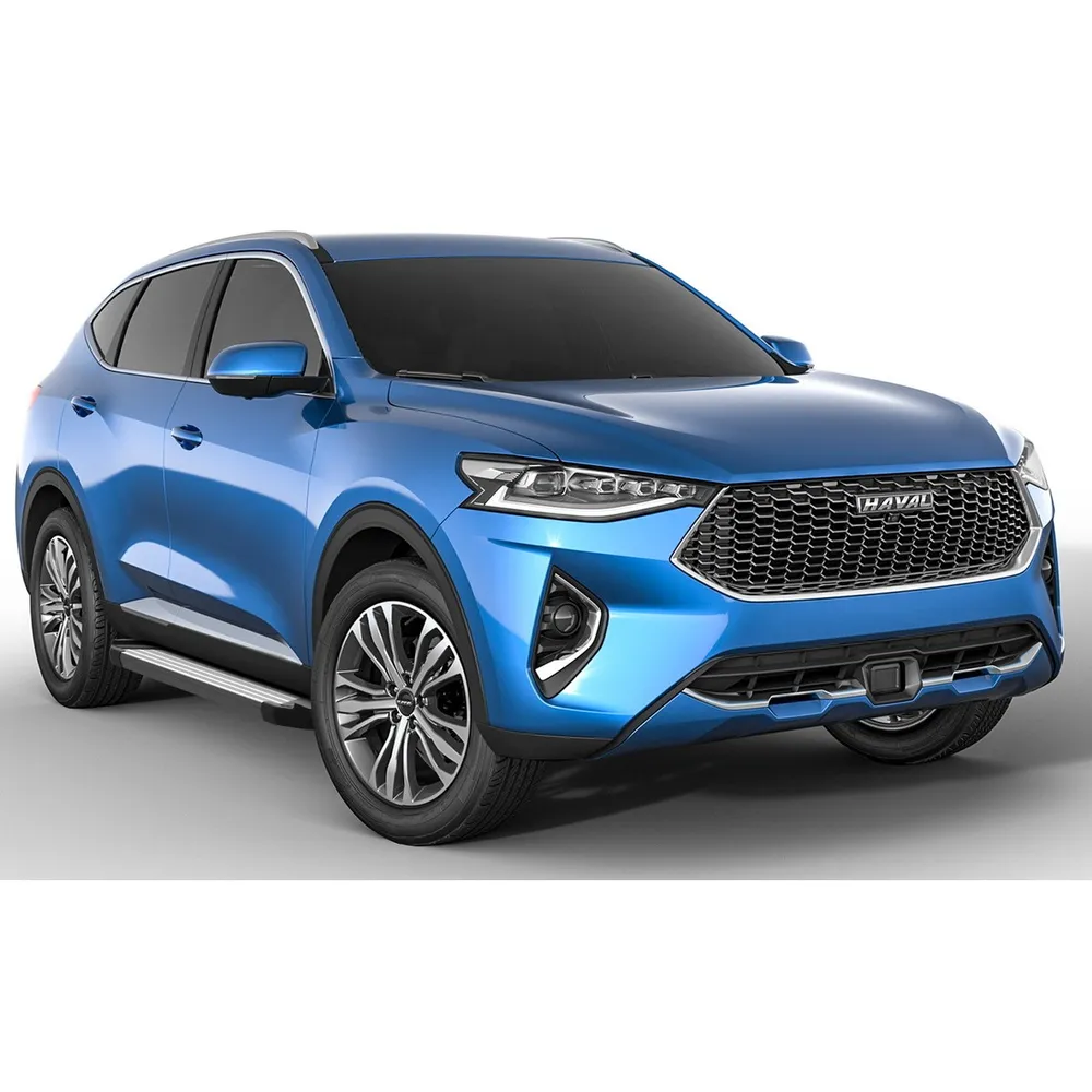 Порог-площадка Silver F180AL + комплект крепежа, RIVAL, Haval F7 2019-2022, Haval F7 2022-2024 Haval F7, F7x F180AL.9403.1
