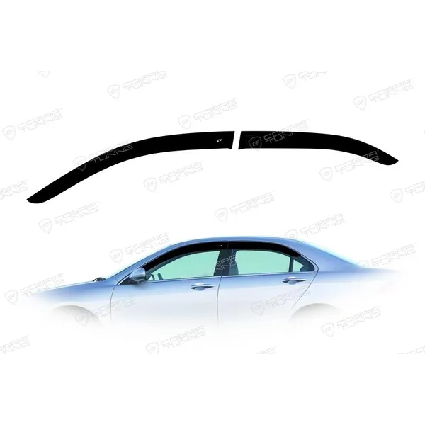 Дефлектора на окна Honda Accord VII Sd 2003-2007/Acura TSX 2003-2007EuroStandard деф.окон Cobra Tuning HE10103