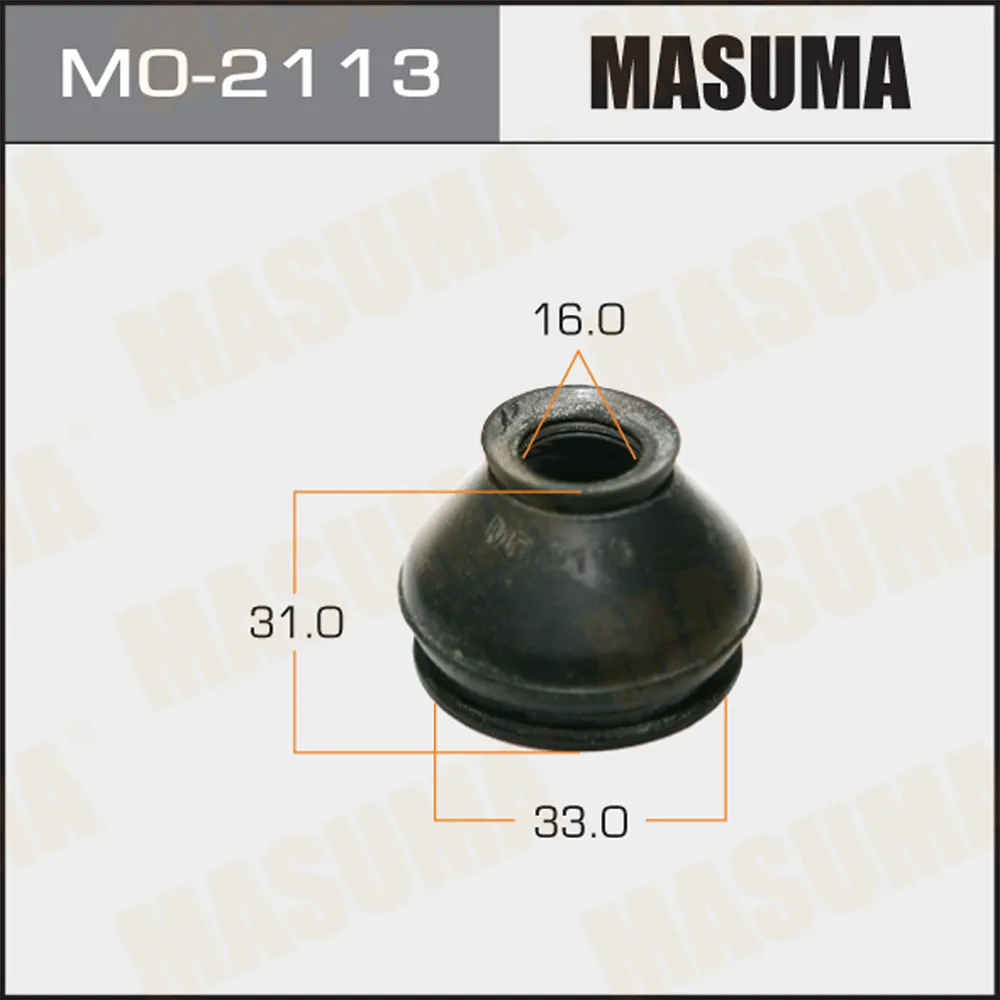 Пыльник шарового шарнира 16x33x31 MASUMA MO-2113